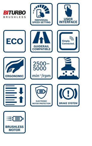 Bosch Akkuhandkreissäge GKS 18V-68 GC BITURBO / SOLO